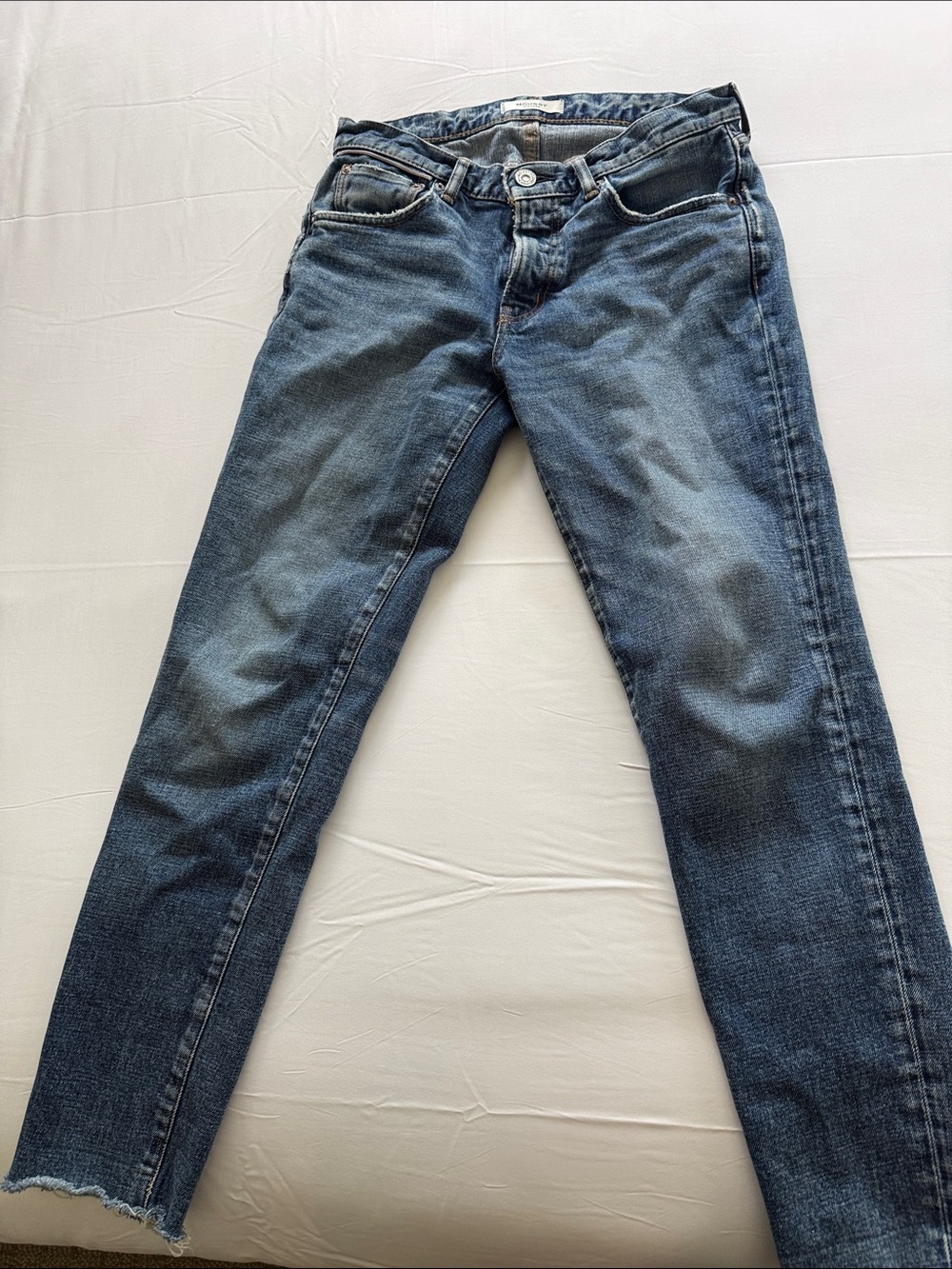 Moussy Women's Faded Blue Skinny Jeans